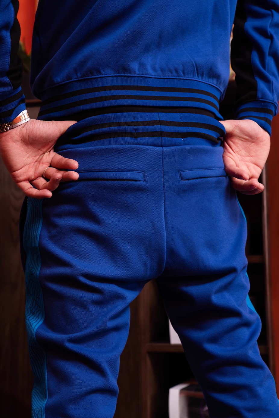 TGFCLUB Contrast Patchwork Track Jacket and Track Pants | Face 3 Face