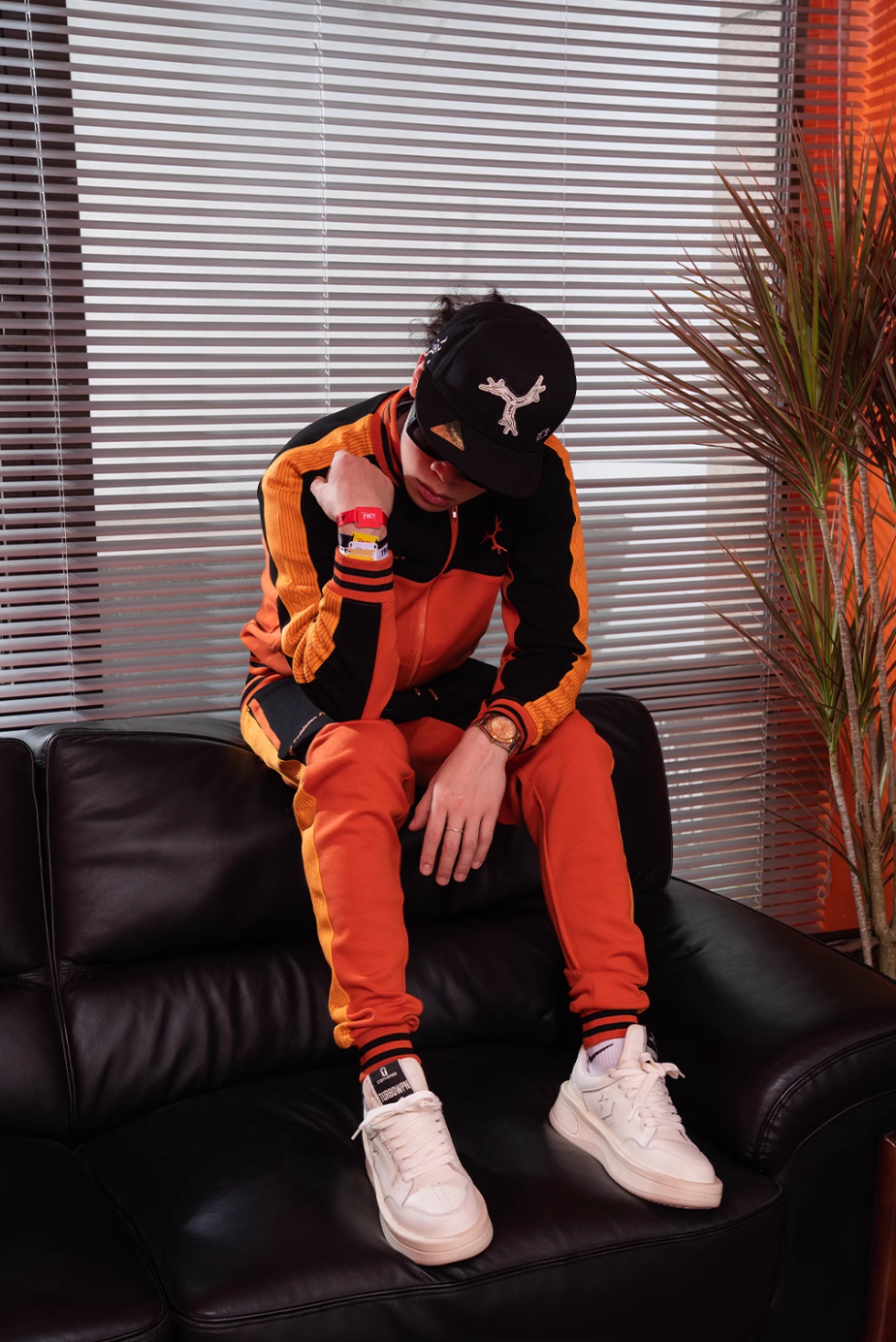 TGFCLUB Contrast Patchwork Track Jacket and Track Pants | Face 3 Face