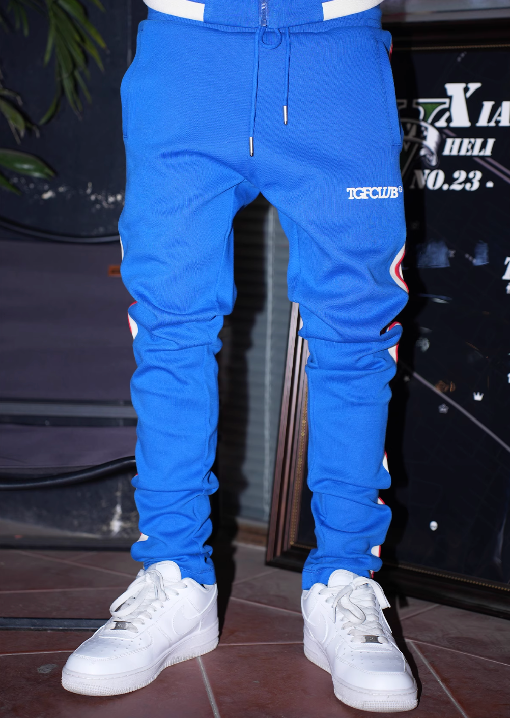 TGFCLUB Snake Design Side Stripe Track Jacket and Track Pants | Face 3 Face