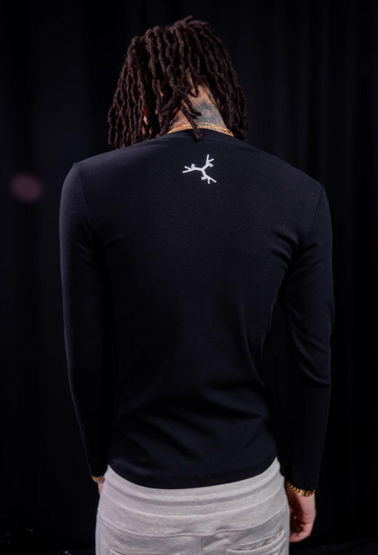 TGFCLUB TGF Logo Printed Slim Long Sleeve Tee | Face 3 Face