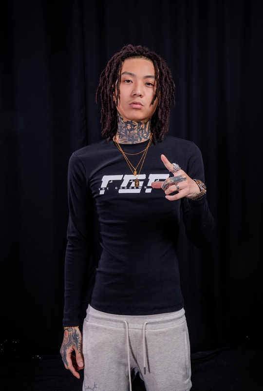 TGFCLUB TGF Logo Printed Slim Long Sleeve Tee | Face 3 Face