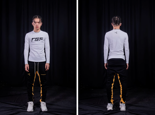 TGFCLUB TGF Logo Printed Slim Long Sleeve Tee | Face 3 Face