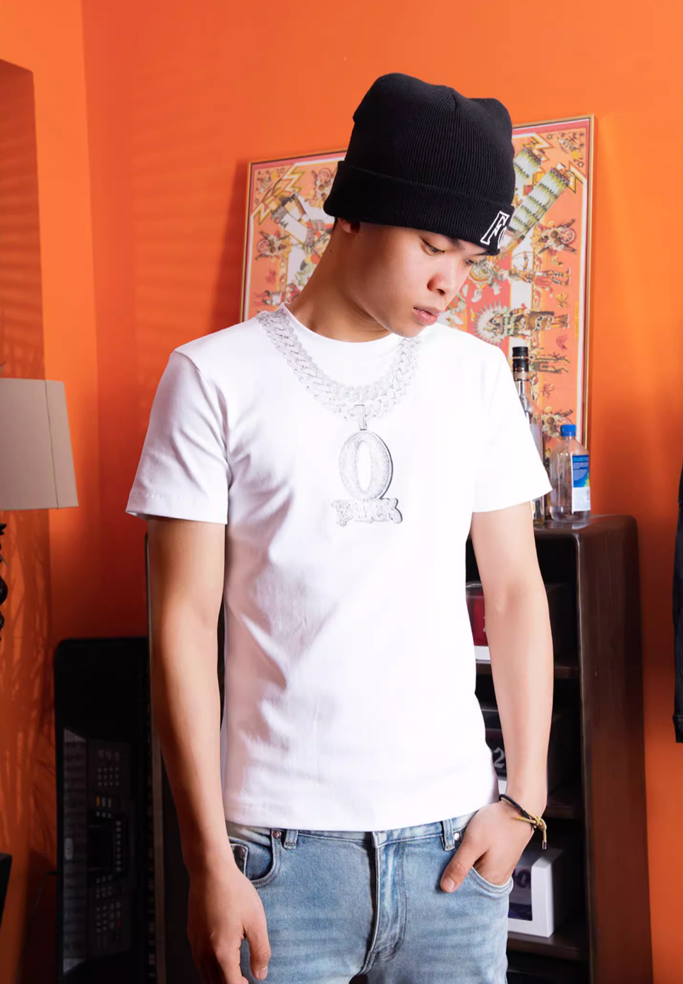 TGFCLUB Jewelry Graphic Print Tee | Face 3 Face