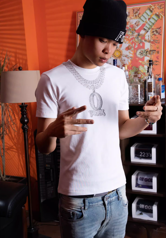 TGFCLUB Jewelry Graphic Print Tee | Face 3 Face