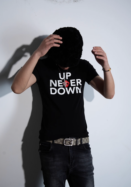 TGFCLUB UP NEVER DOWN Print Tee | Face 3 Face