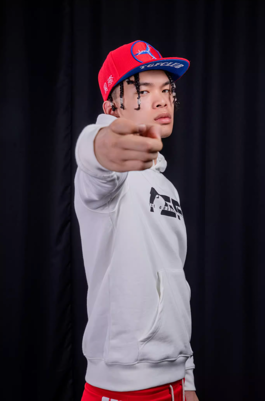 TGFCLUB TGF Logo Print Hoodie | Face 3 Face