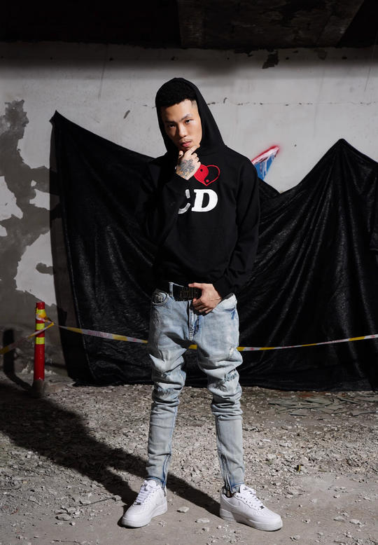 TGFCLUB I LOVE CD Embroidered Hoodie | Face 3 Face