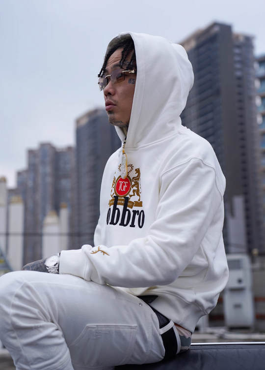 TGFCLUB Mobbro Embroidered Print Hoodie | Face 3 Face
