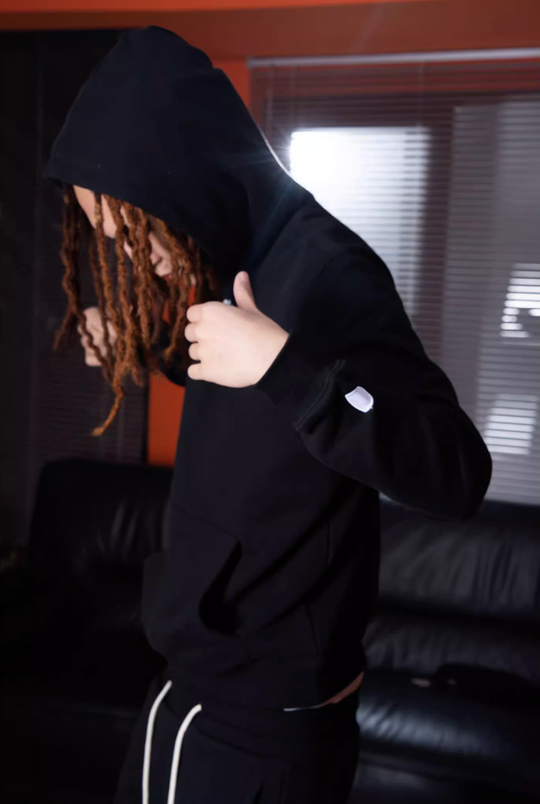 TGFCLUB 223 Embroidered Basic Hoodie and Sweatpants | Face 3 Face