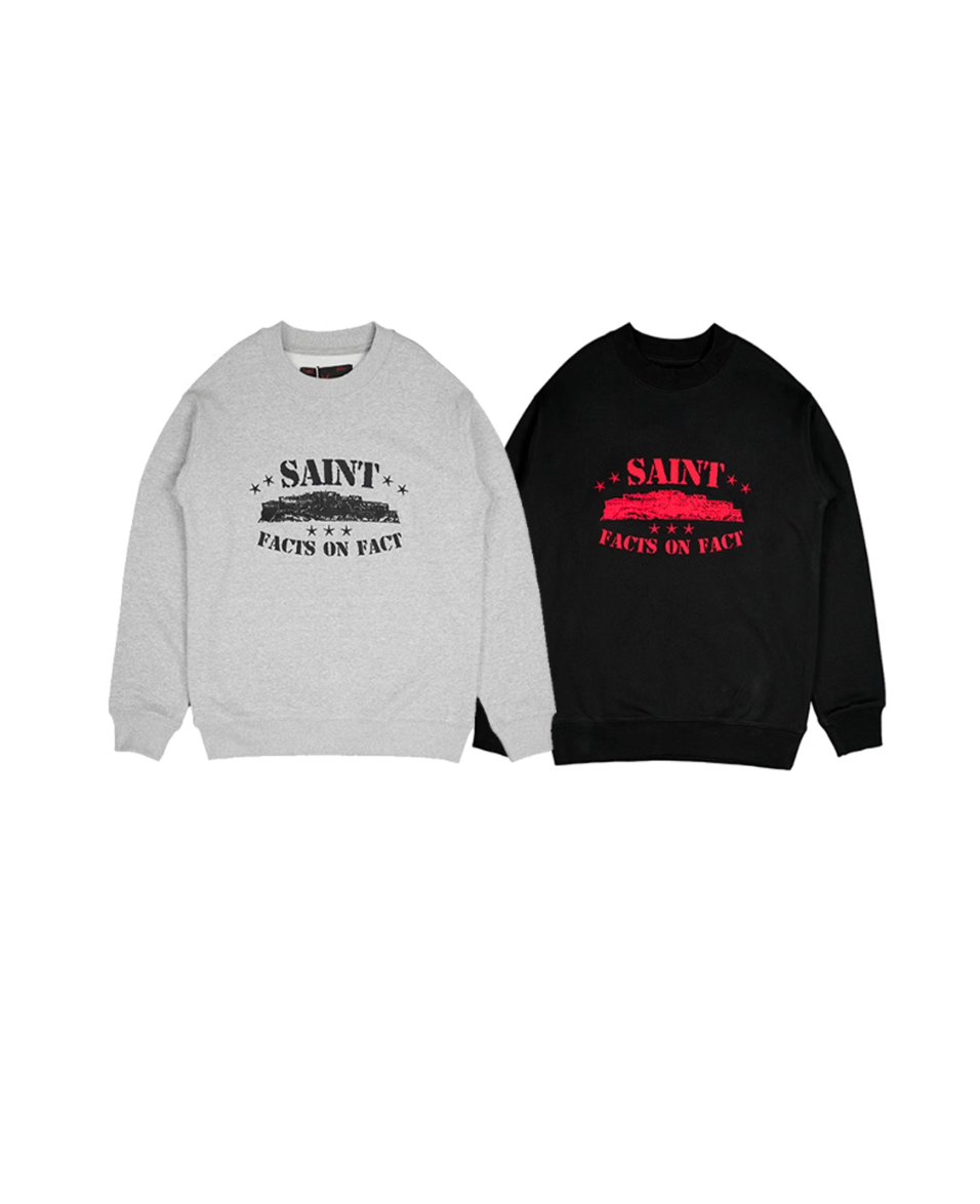 TGFCLUB x SNOWMAKER SAINT Slim Fit Sweatshirt | Face 3 Face