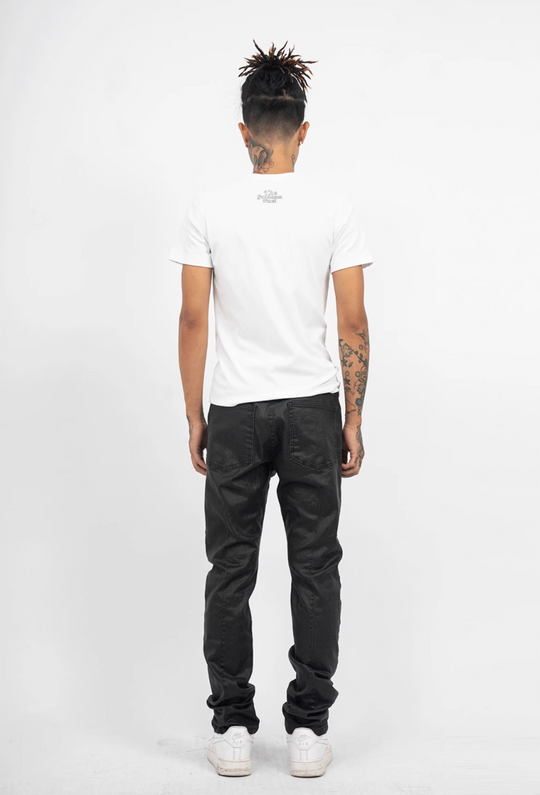TGFCLUB Washed Waxed Slim Fit Jeans | Face 3 Face