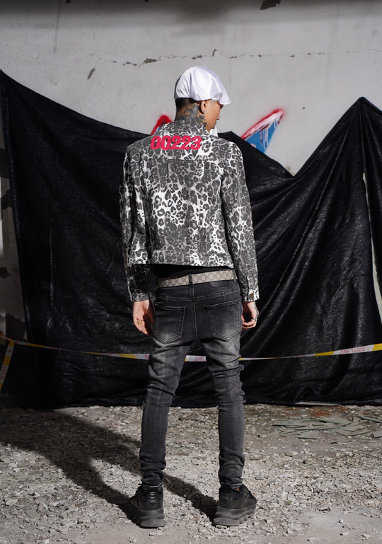 TGFCLUB Washed Cut Holes Slim Fit Stretch Jeans | Face 3 Face