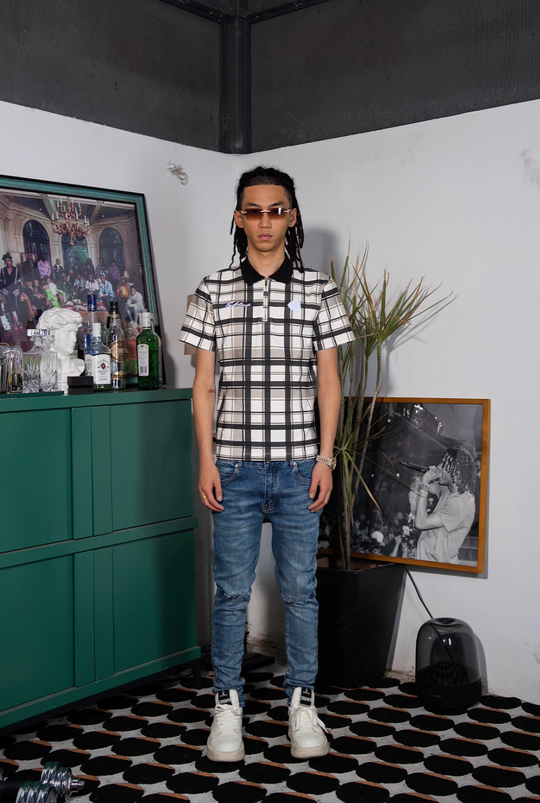 TGFCLUB Washed Cut Holes Slim Fit Stretch Jeans | Face 3 Face