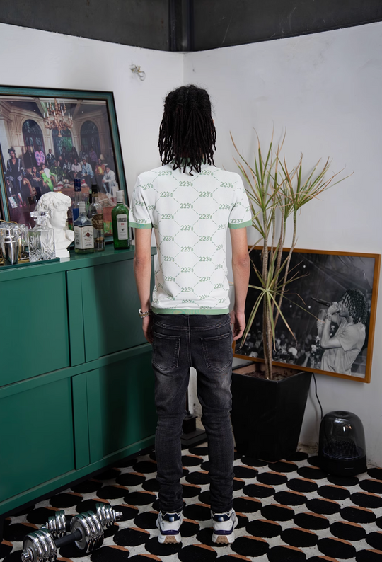 TGFCLUB Washed Cut Holes Slim Fit Stretch Jeans | Face 3 Face