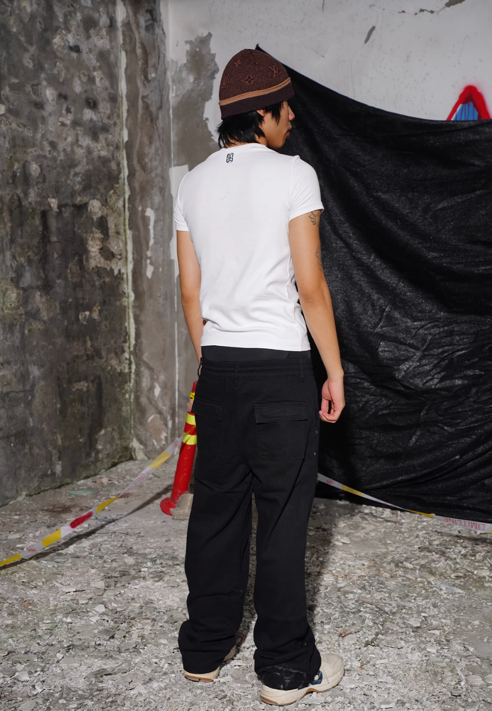 TGFCLUB 223 Distressed Double Knee Work Pants | Face 3 Face