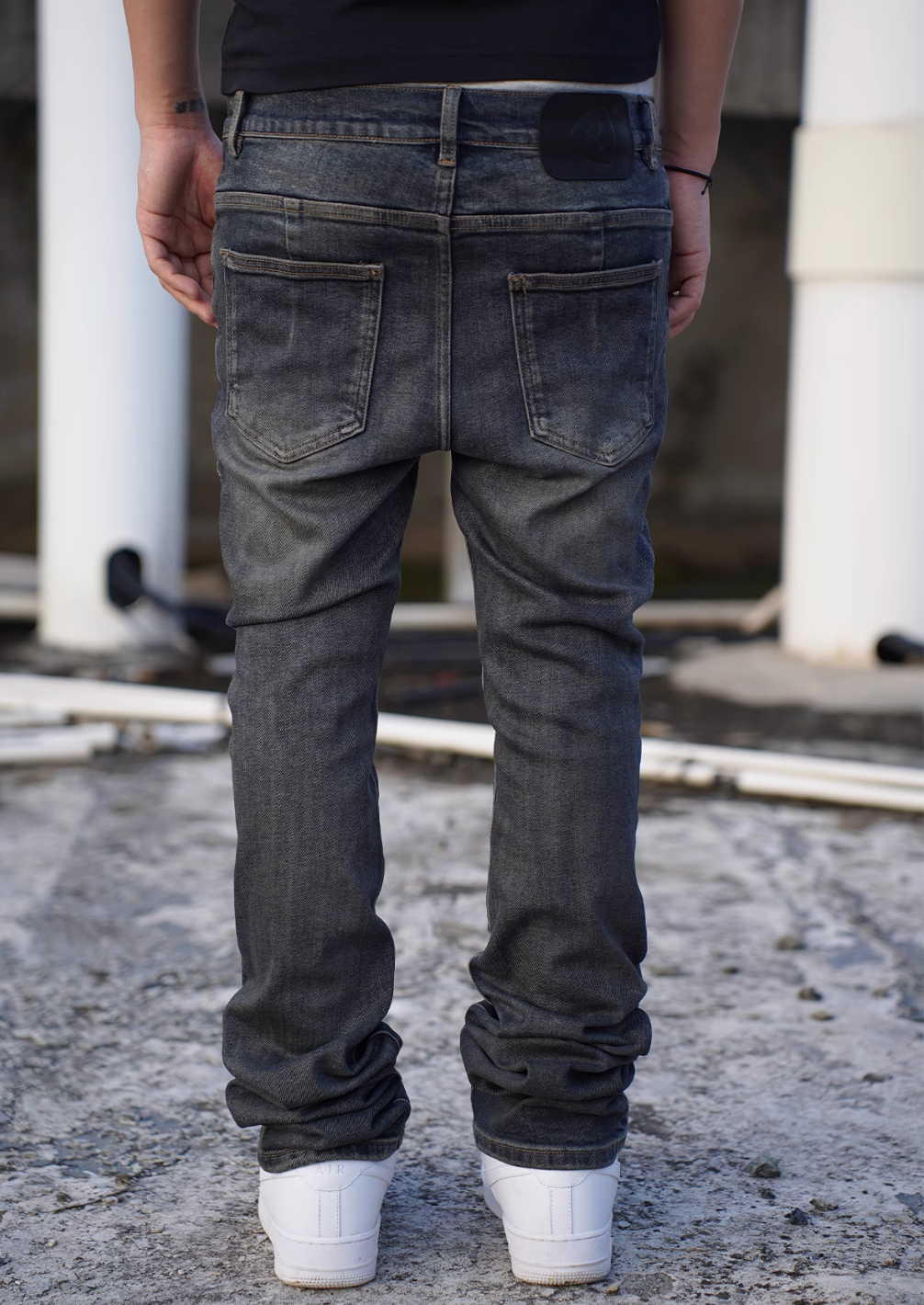 TGFCLUB 3D Pressed Washed Slim Fit Jeans | Face 3 Face