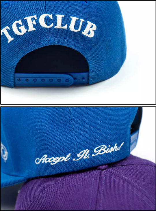 TGFCLUB Embroidered Flat Brim Baseball Cap | Face 3 Face