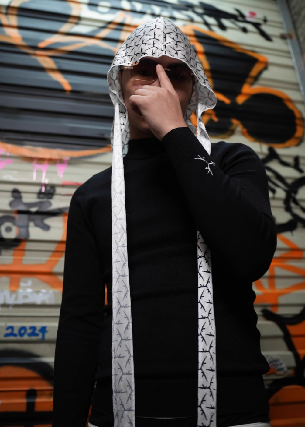 TGFCLUB Full Print Logo Durag | Face 3 Face