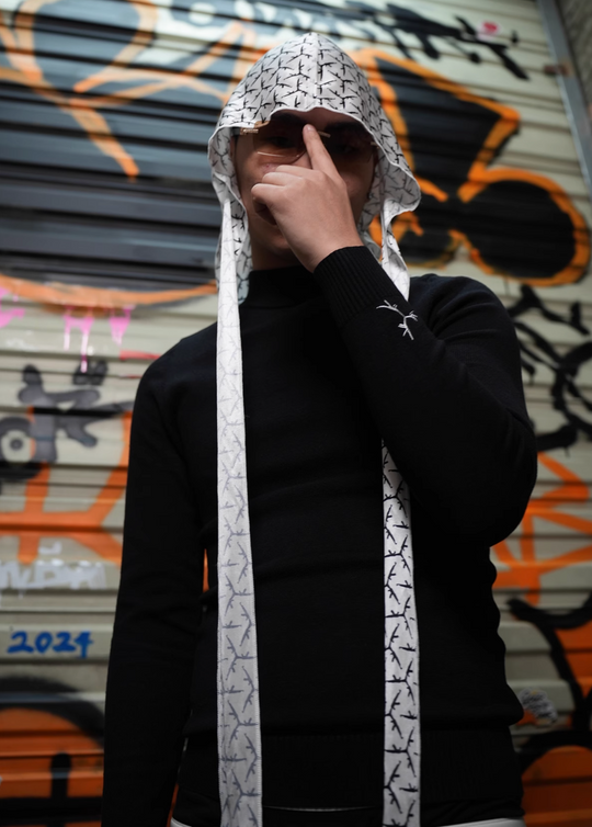 TGFCLUB Full Print Logo Durag | Face 3 Face