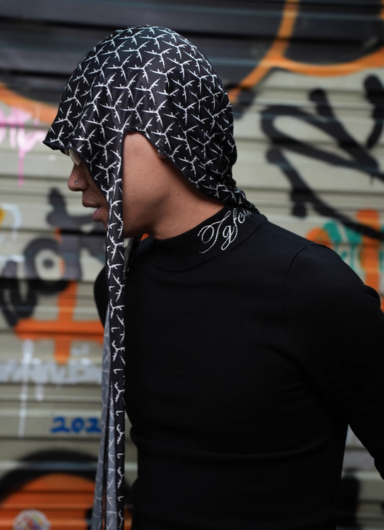 TGFCLUB Full Print Logo Durag | Face 3 Face