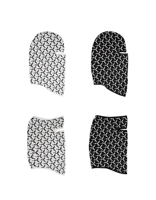 TGFCLUB All Over Logo Knit Face Mask | Face 3 Face