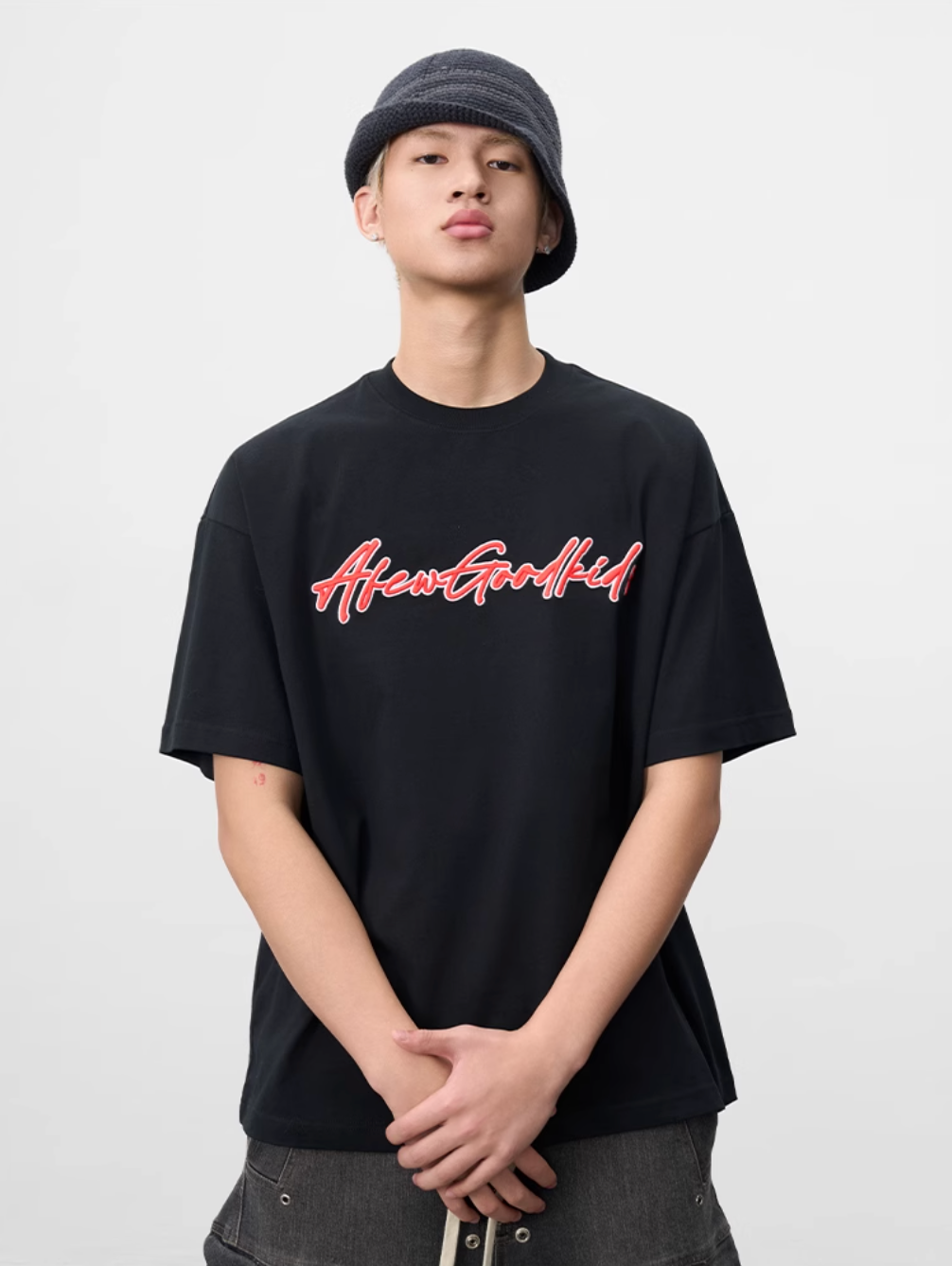 AFGK 3D Logo Embroidered Tee | Face 3 Face