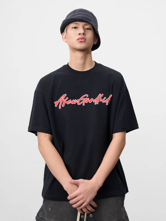 AFGK 3D Logo Embroidered Tee | Face 3 Face