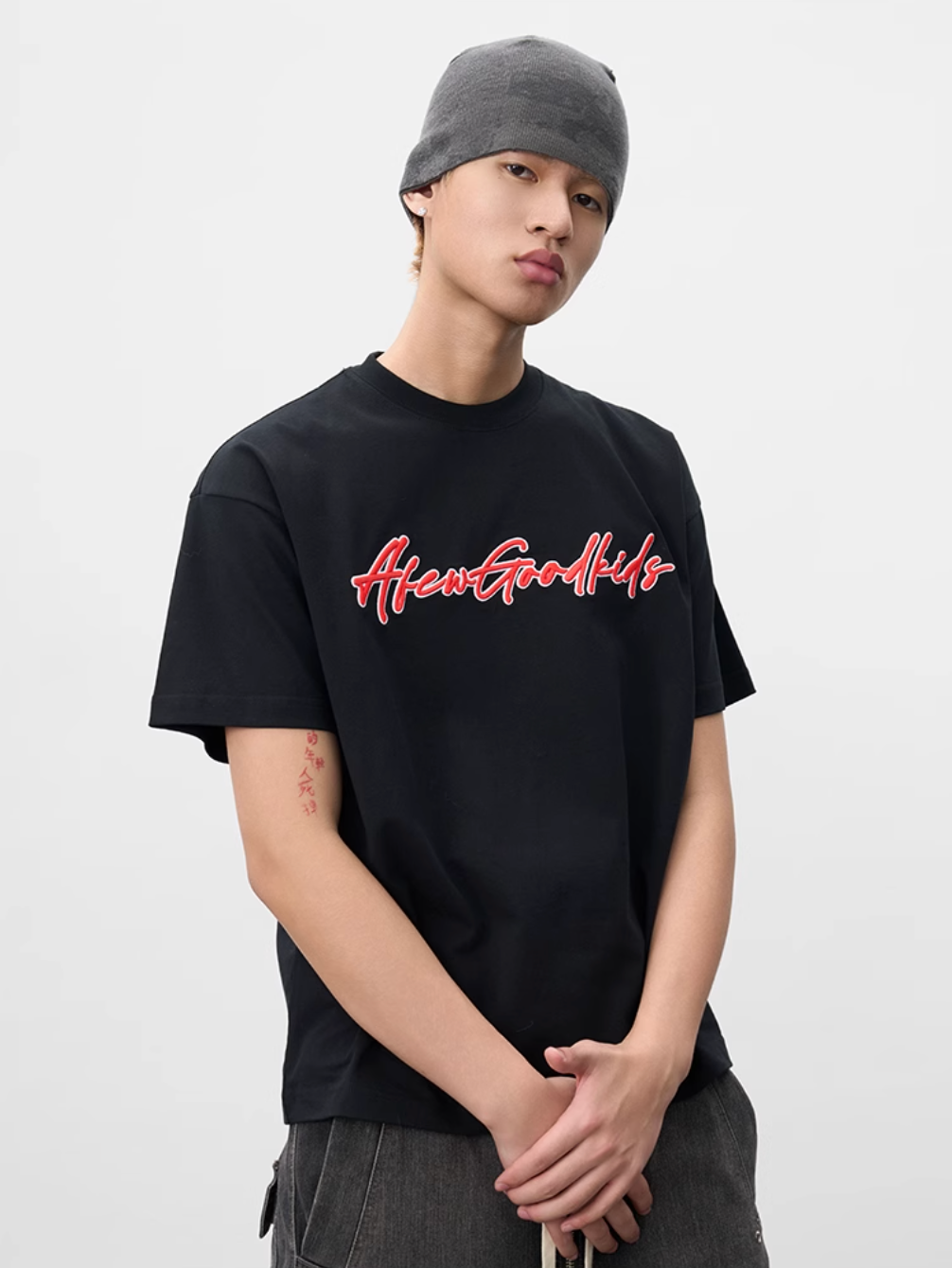 AFGK 3D Logo Embroidered Tee | Face 3 Face
