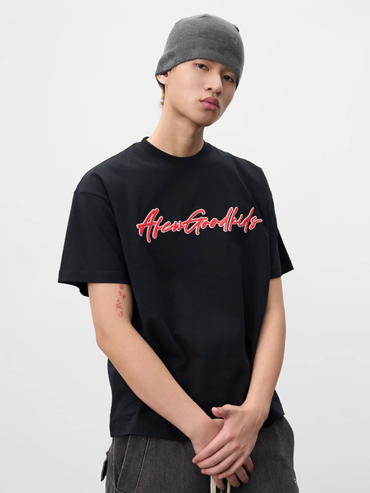 AFGK 3D Logo Embroidered Tee | Face 3 Face