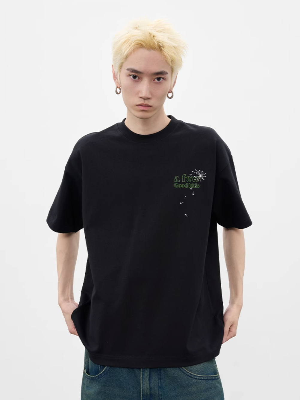 AFGK Dandelion Embroidered Tee | Face 3 Face