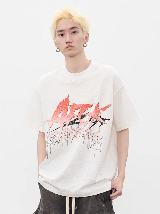 AFGK Vintage Rock Print Tee | Face 3 Face