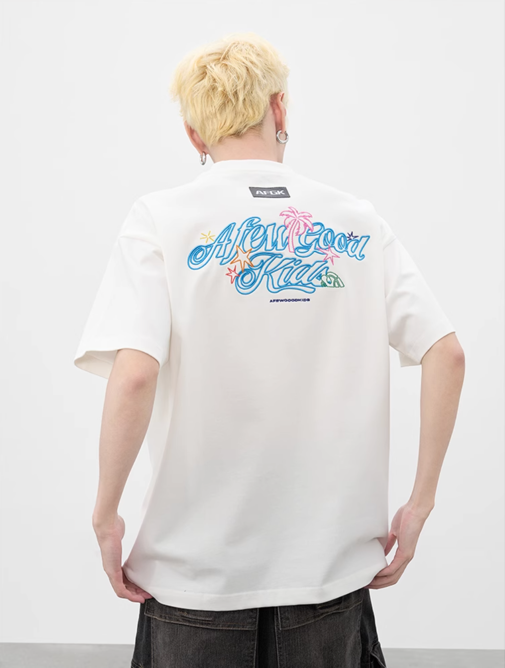 AFGK Coconut Tree Embroidered Tee | Face 3 Face