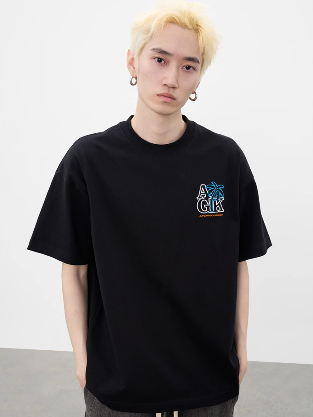 AFGK Coconut Tree Embroidered Tee | Face 3 Face