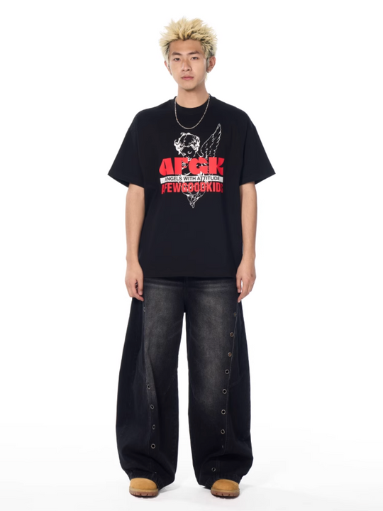 AFGK Angel Craft Print Tee | Face 3 Face