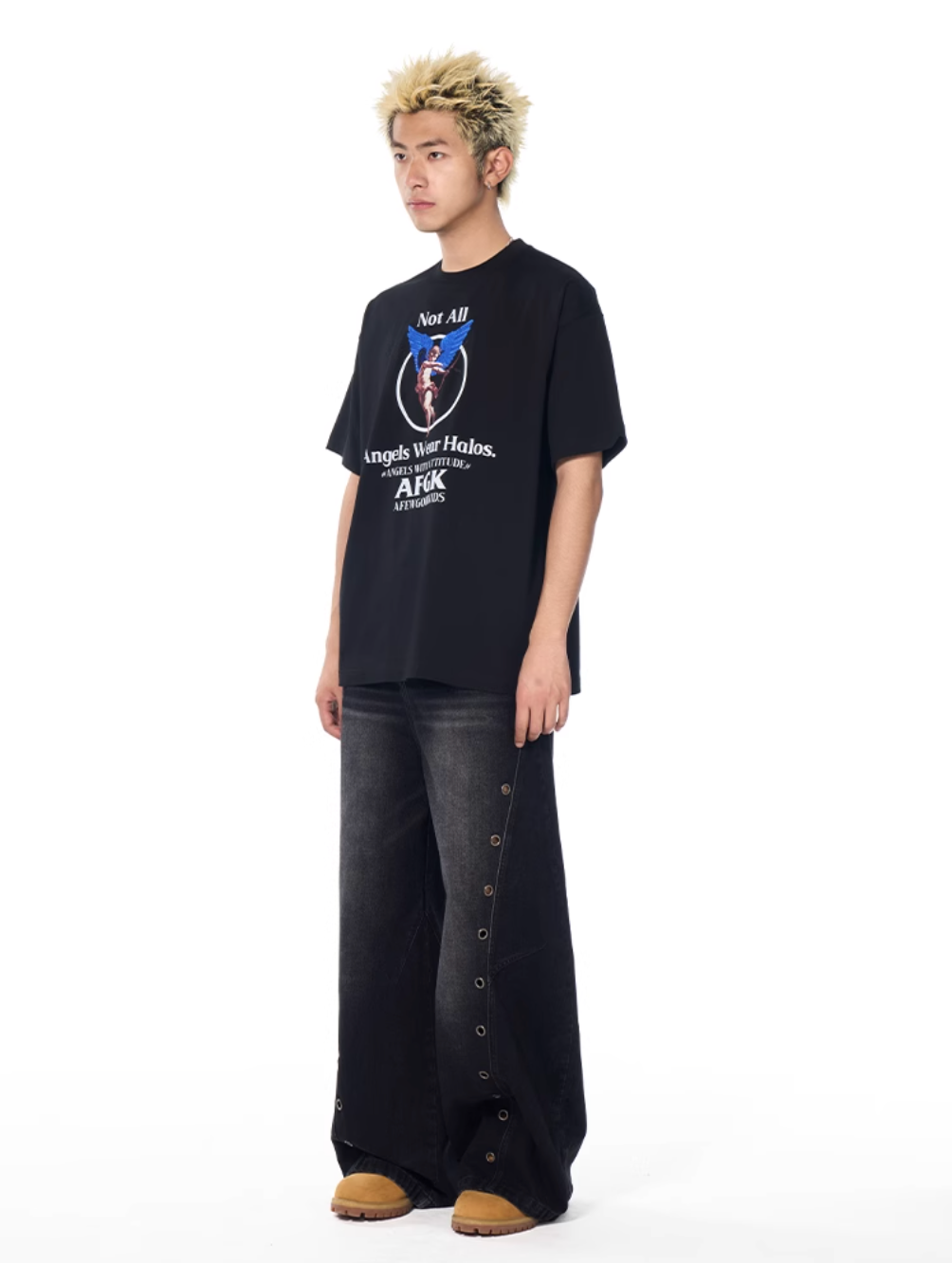 AFGK Archery Angel Embroidered Print Tee | Face 3 Face