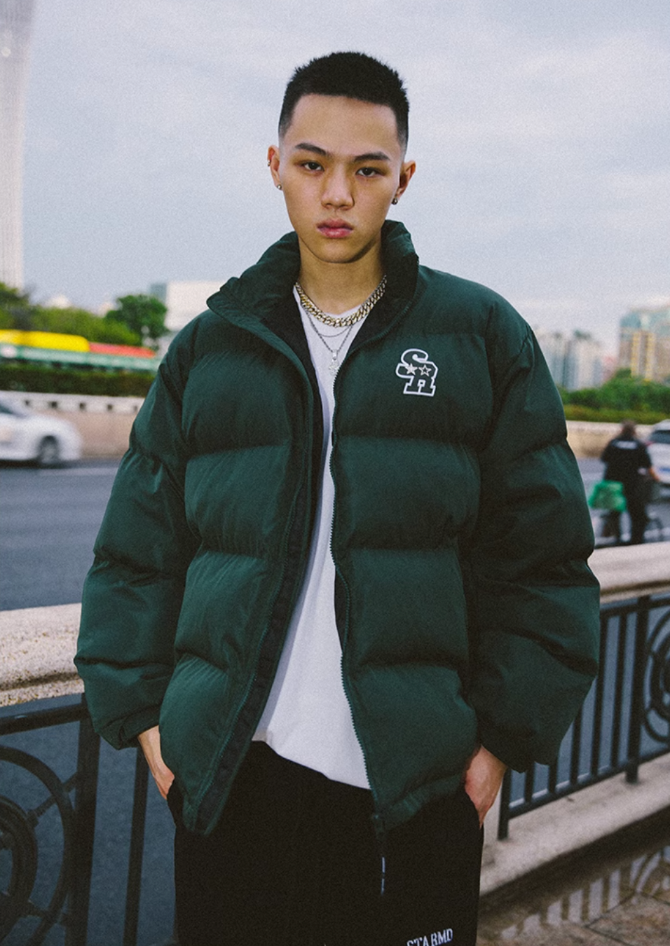 Remedy x STA STARMD SR Logo Puffer Jacket | Face 3 Face