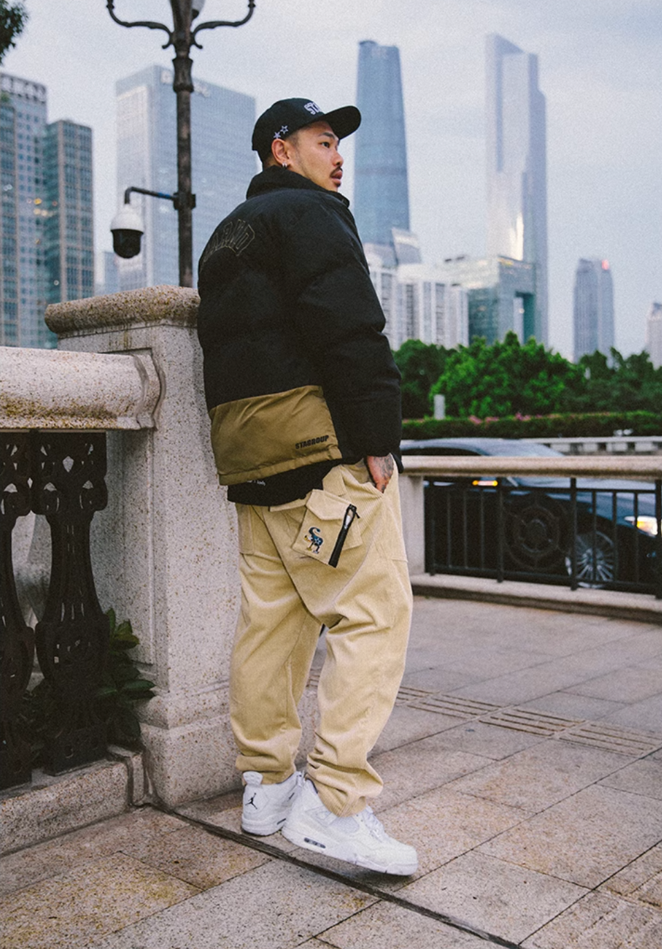 Remedy x STA STARMD SR Logo Puffer Jacket | Face 3 Face