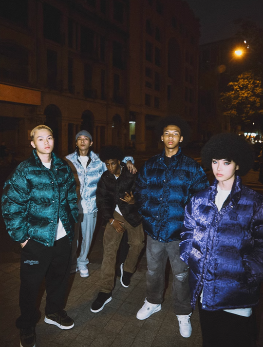 Remedy x STA STARMD SR 3D Logo Full Print Puffer Jacket | Face 3 Face