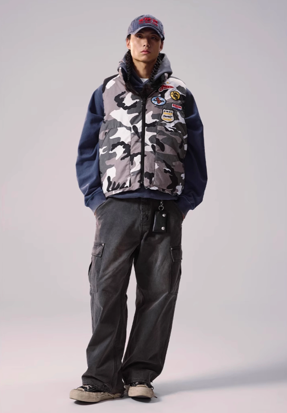 Remedy Camouflage Reversible Down Vest | Face 3 Face