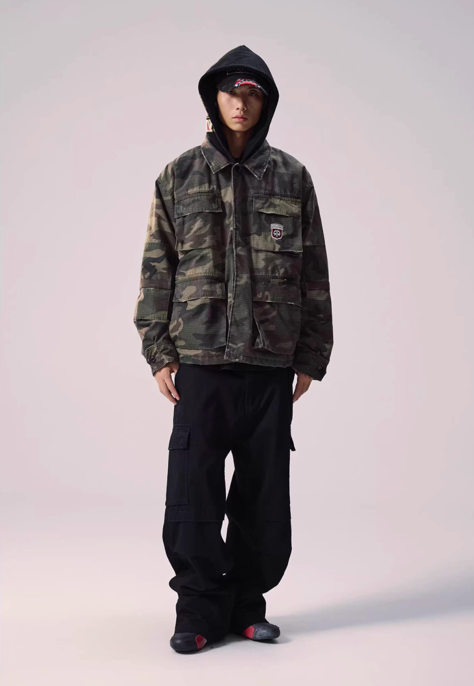Remedy Camouflage Hooded Military BDU Jacket | Face 3 Face