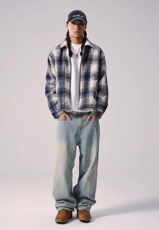 Remedy Ombre Check Jacket | Face 3 Face