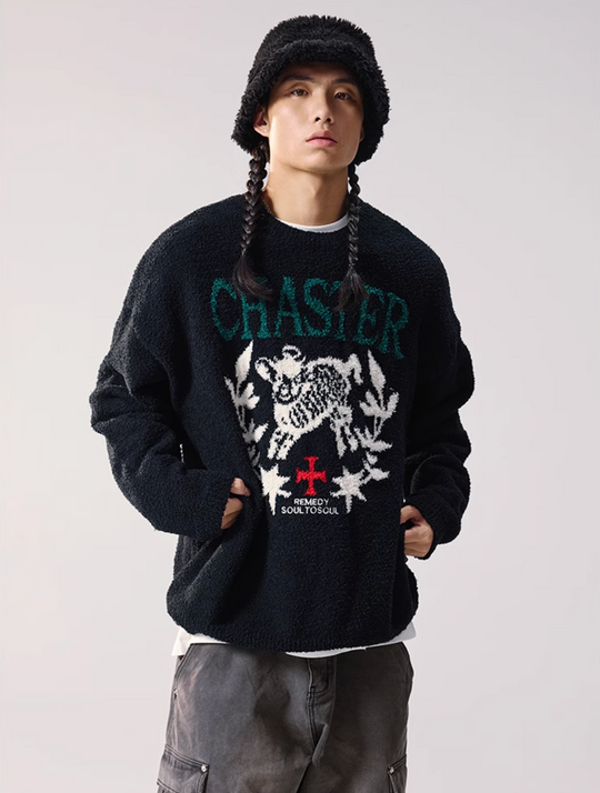 Remedy CHASTER Jacquard Knit Sweater | Face 3 Face