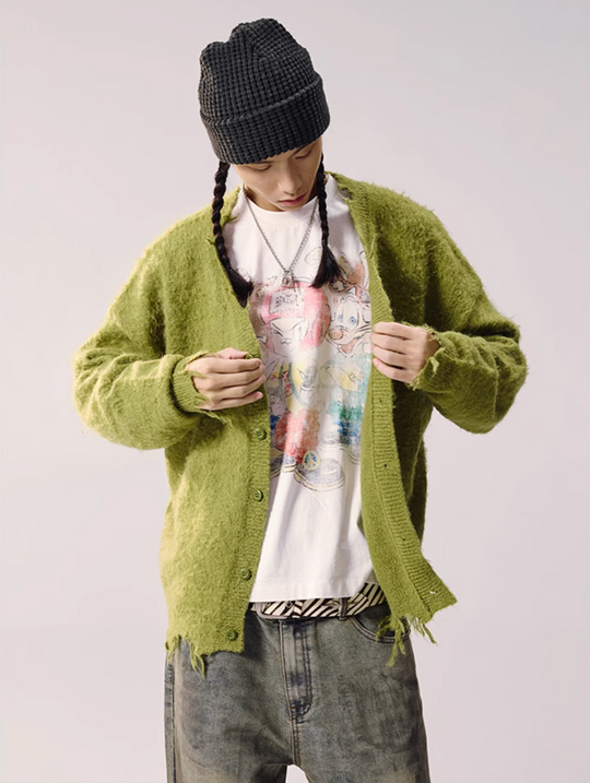 Remedy Distressed Knit Cardigan | Face 3 Face