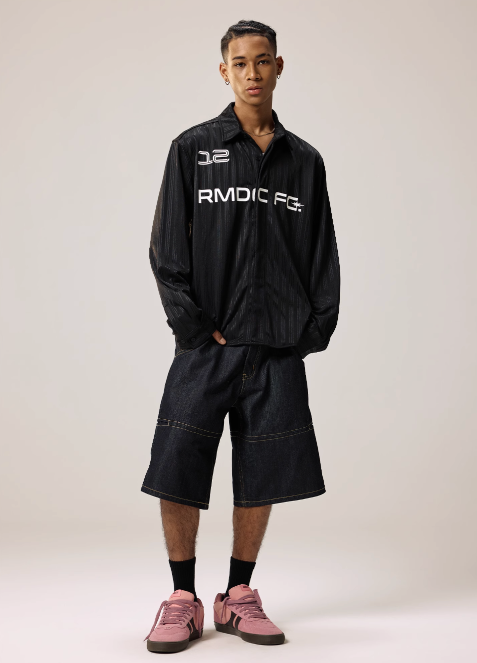 Remedy Silk Striped Long Sleeve Shirt | Face 3 Face