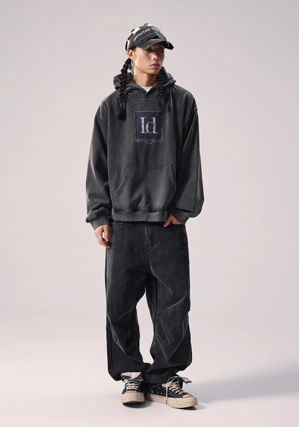 Remedy ID Print Washed Hoodie | Face 3 Face