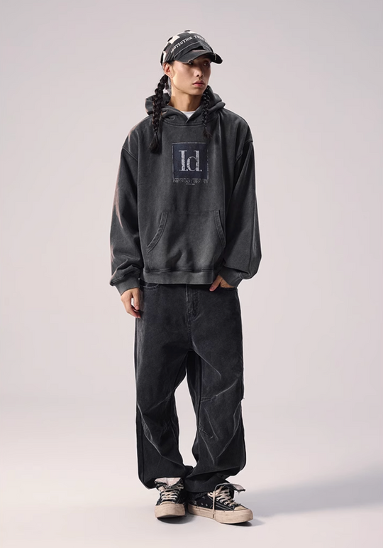 Remedy ID Print Washed Hoodie | Face 3 Face