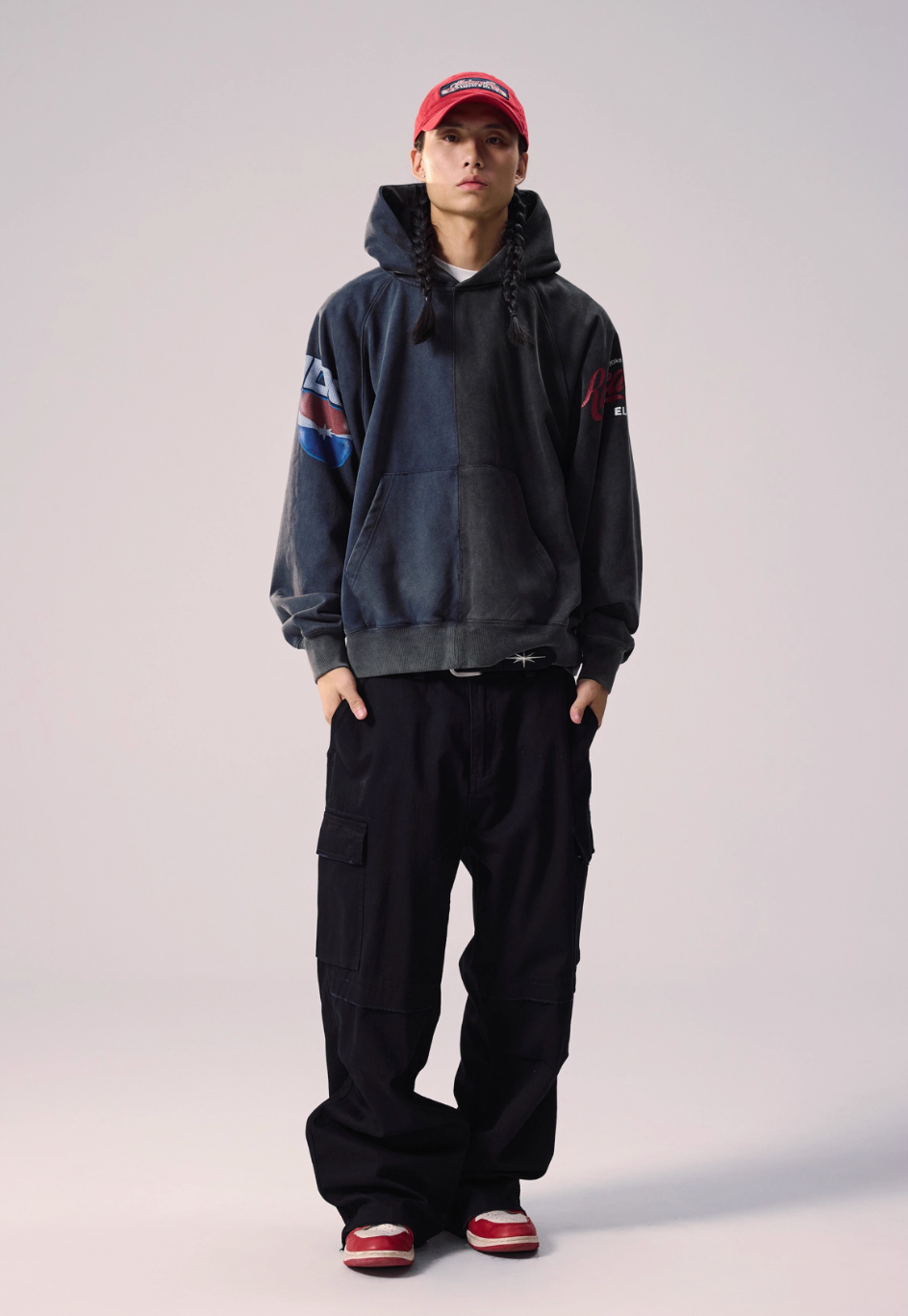 Remedy Washed Separate Raglan Hoodie | Face 3 Face