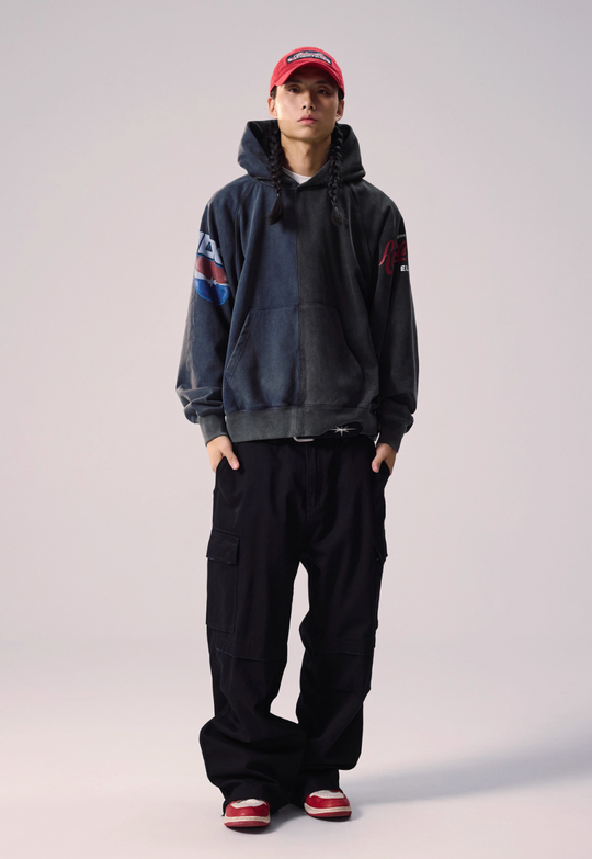 Remedy Washed Separate Raglan Hoodie | Face 3 Face