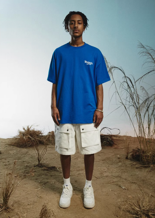 Remedy Gothic Font Logo Print Basic Tee | Face 3 Face