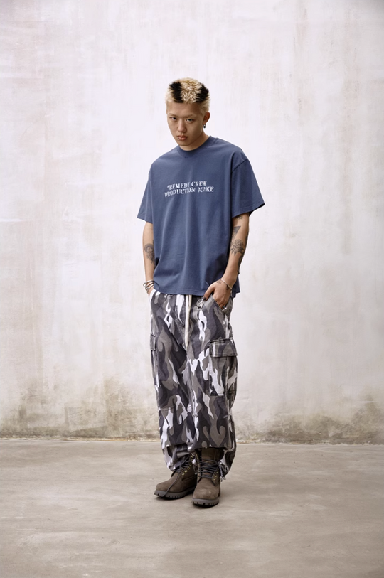 Remedy Faded Print Destruction Tee | Face 3 Face